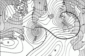 A synoptic chart from 5 June 1944 to represent Pressure auditions